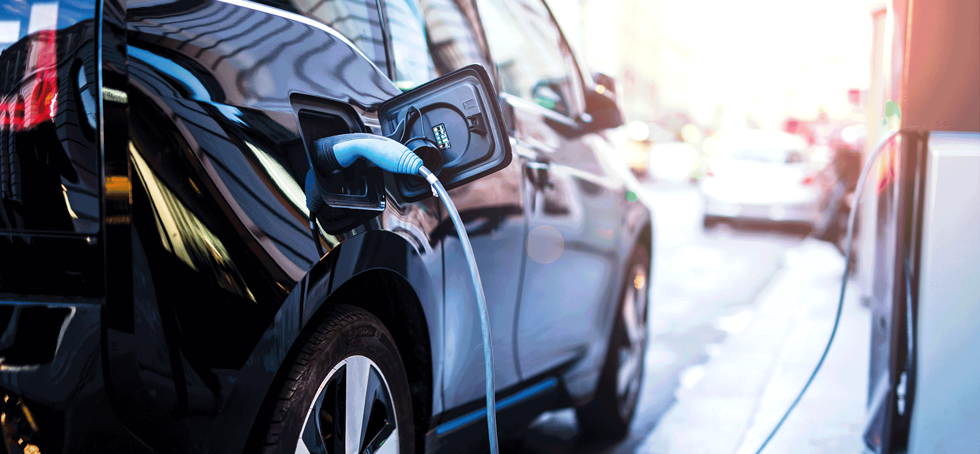Electric cars web banner